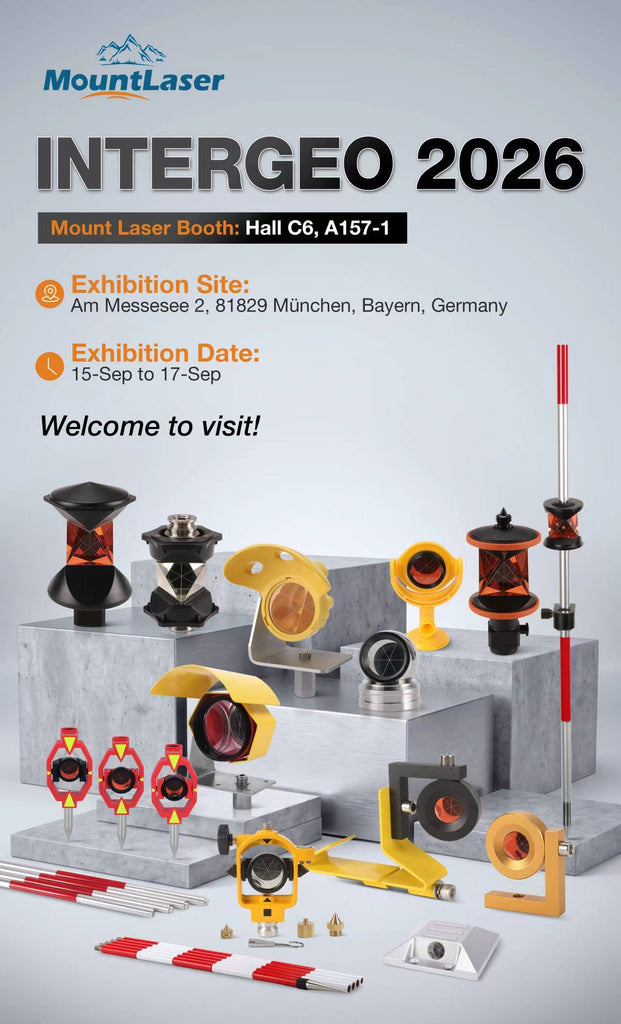 Mount Laser at INTERGEO 2026 – Free Tickets & Full Prism Range on Display