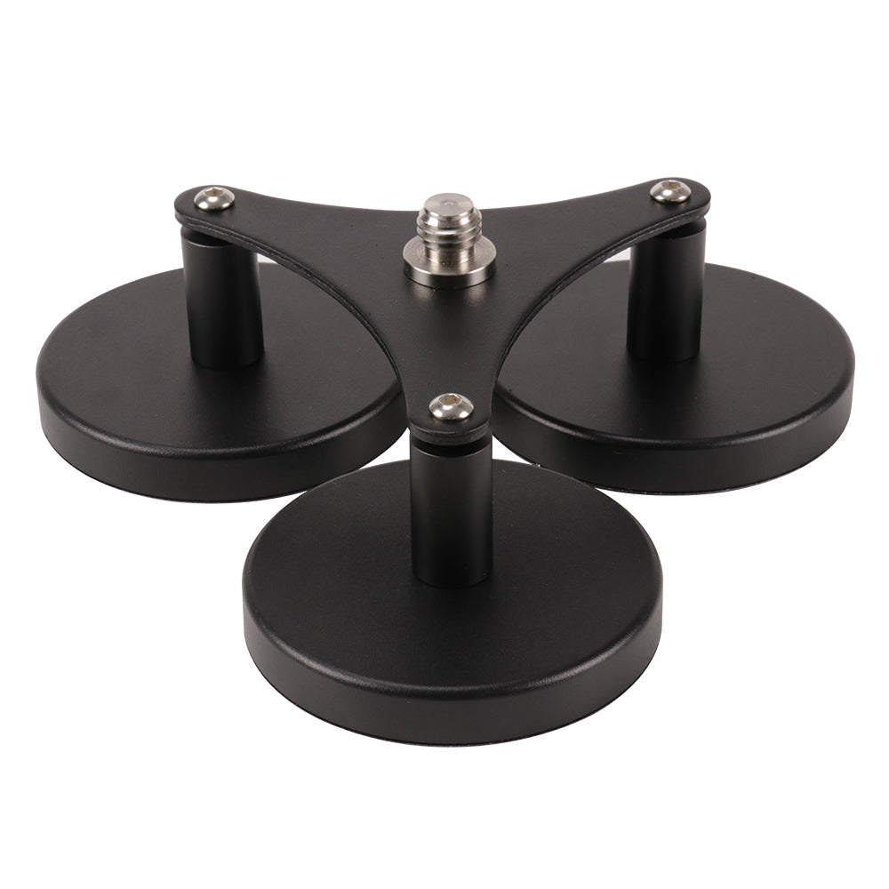 No more worries about Surveying equipment falling: Triple Magnet Mount creates a magnetic safe haven for precision tools