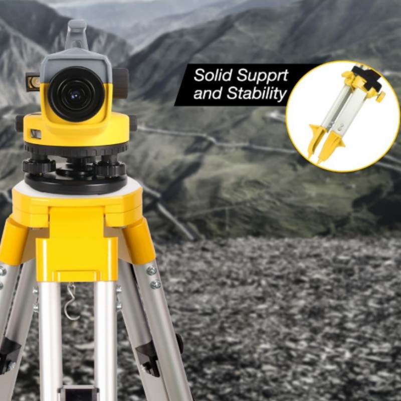 Leveling Rod Combination-High-Visibility Surveying Tripod