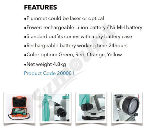 Digital Electronic Laser Optical Theodolite