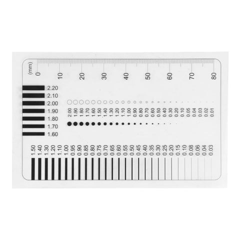 Crack Width Ruler