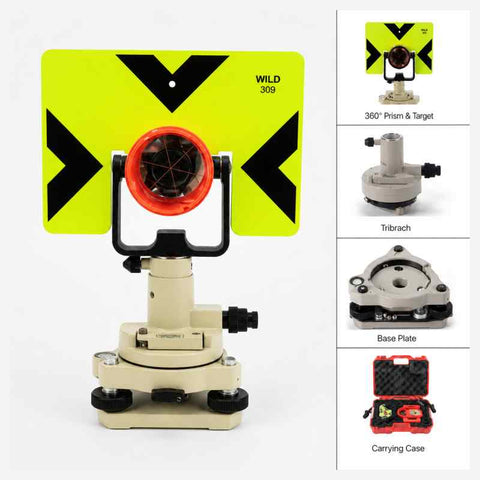 FDC14UC Prism Set with Adapter & Tribrach & Hard Case