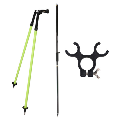 GP200-2C Carbon Fiber GPS Pole & CLS22A Aluminum Bipod Kit