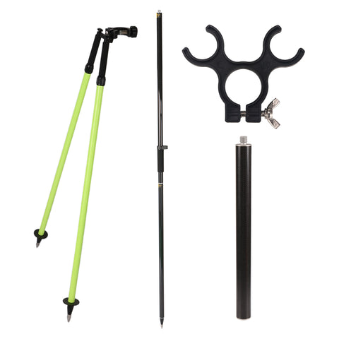GP200-4C Carbon Fiber GPS Pole & CLS22A Bipod Kit 