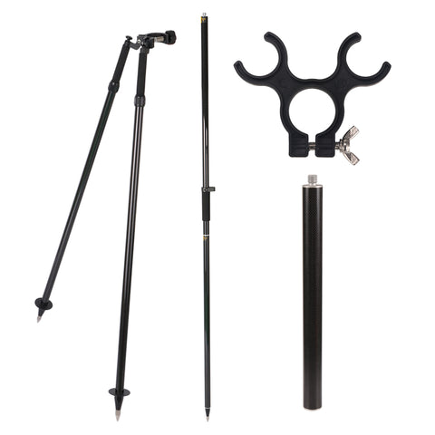 GP200-4C GPS Pole & CLS22C Bipod Carbon Fiber Kit