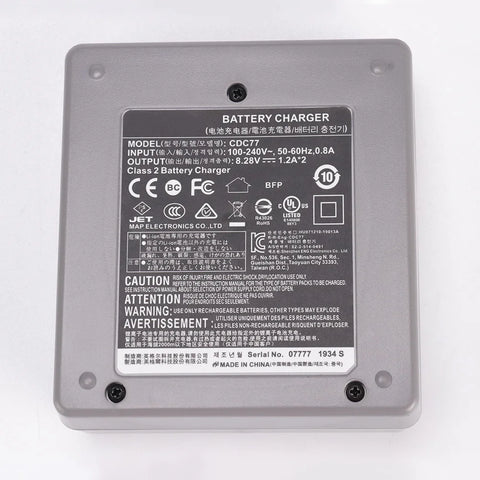  CDC77 Battery Dual Charger 