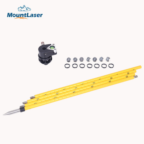 Professional 5910-24YL Sliding 360 Degree Prism with Pole