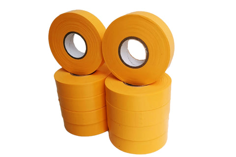 Yellow flagging tape