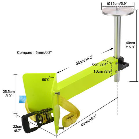 HDCC0IB Heavy-Duty Column Clamp