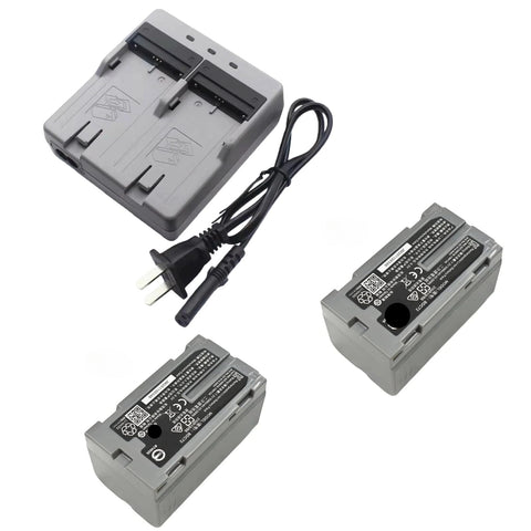 2 Pcs BDC72 Battery & Dual charger CDC77