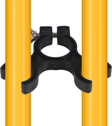 Aluminum bipod with knurled screw | for the prism rod of total stations