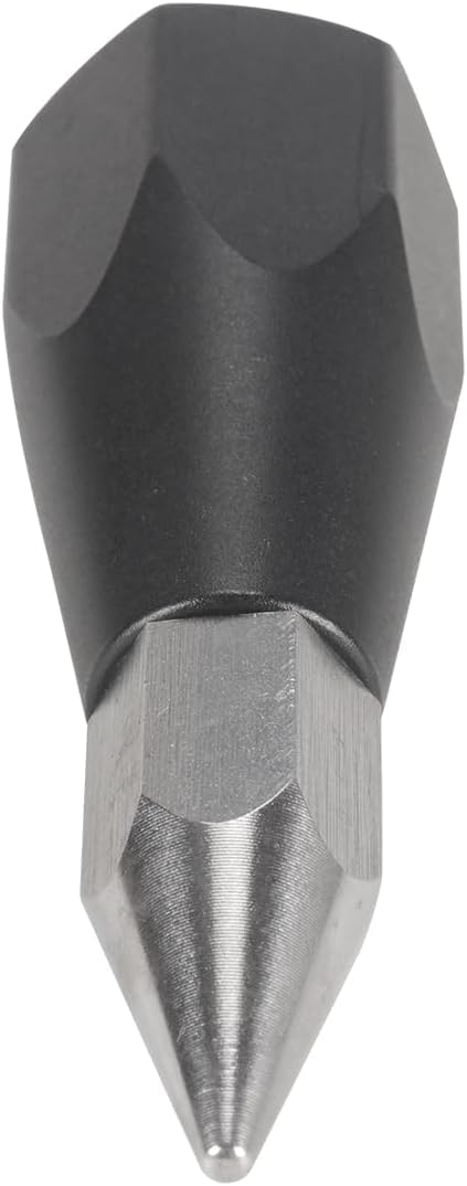 2-piece interchangeable tip for GPS poles | Prism pole with ground tip, interchangeable threaded tip for GPS pole