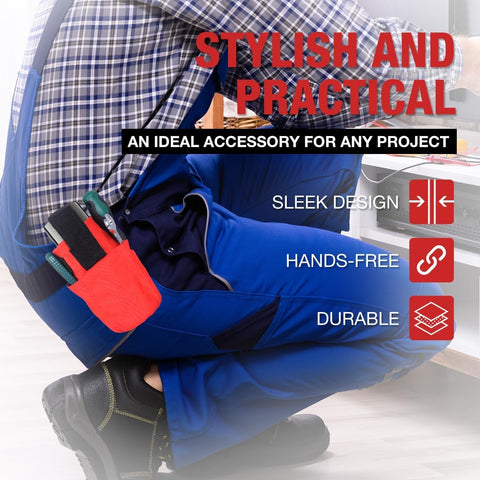 Holsters for spray cans, holsters for paint cans | Holders for spray bottles, belts with hooks and specially shaped pockets for pens, pencils and measuring tapes (pouch not included)