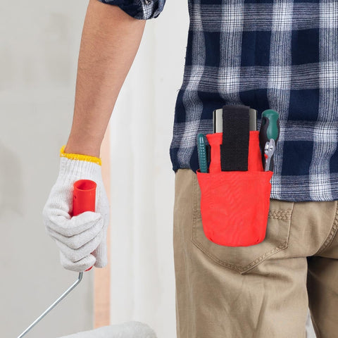 Holsters for spray cans, holsters for paint cans | Holders for spray bottles, belts with hooks and specially shaped pockets for pens, pencils and measuring tapes (pouch not included)