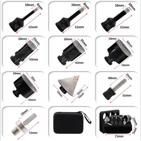 Diamond Core Drill Bits Set
