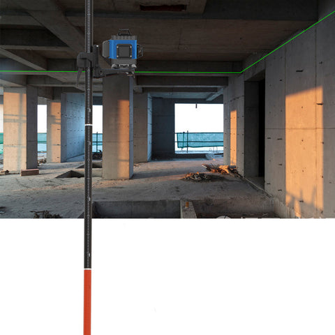 Laser Level Pole with Adjustable Mount