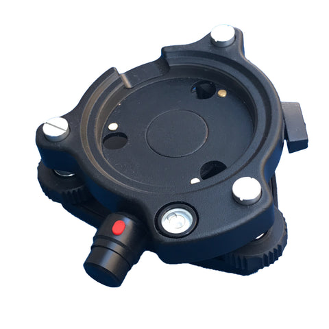 Tribrach with Laser Plummet,FDJ01L Tribrach Adapter with Laser Adjuster Optical Plummet Adapter for Level Surveying Adapter Adapter Base Tribrach for Mounting GPS