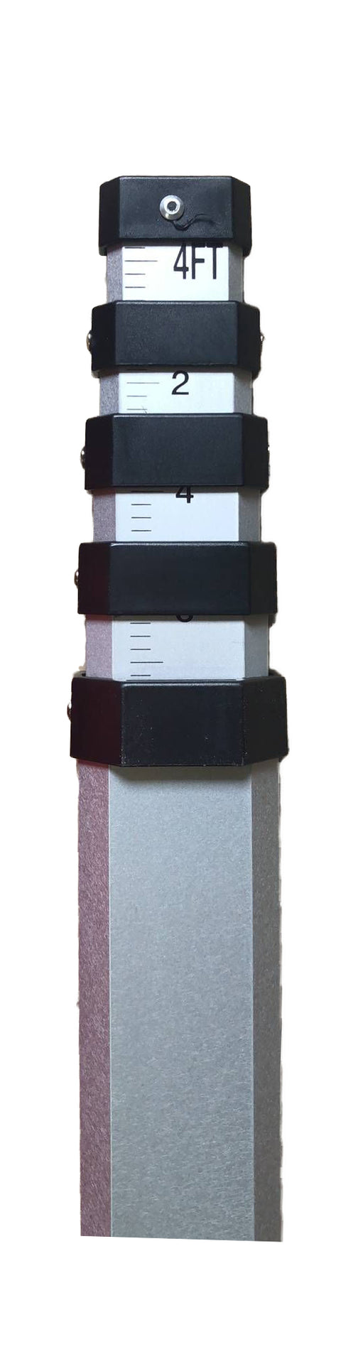 5m 5 section Aluminum Leveling Rod